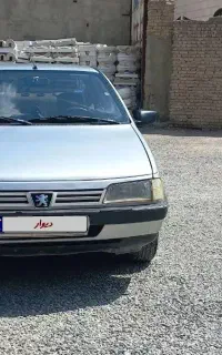 پژوه ۴۰۵ نقره ای دوگانه کارخانه