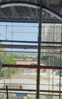 اجرای تخصصی جوشکاری ونمای ساختمان درجزیره کیش