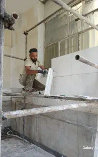 گچ کاری لکه گیری ساختمان حتا یک وابزار