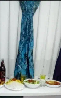 پرده نو و تمیز