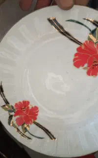 پشقاب پیش دستی گل سرخ