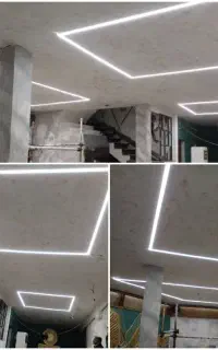 سقف کناف بدون واسطه کار تمیز