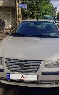 سمند ef7 مدل ۹۵ سفید معاوضه
