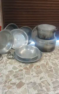 دیگ بزرگ و کوچک آبکش