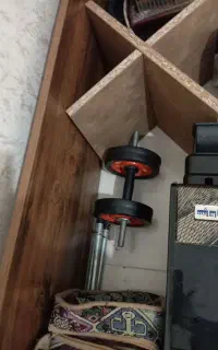 دمبل 5 کیلویی هر کدوم 5 کیلو در حد نو