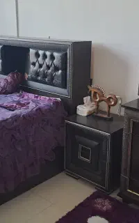 تخت دونفره بدون تشک همراه با دراور