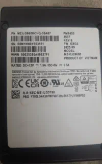 ssd 3.84NVMe