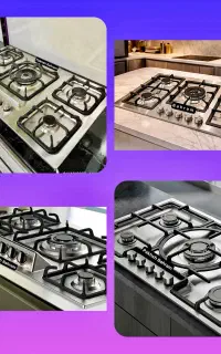حراج گاز رومیزی هود توکار صفحه ای سینک اخوان T7627