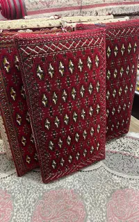 فروش ۳ عدد قالی پشتی یکجا