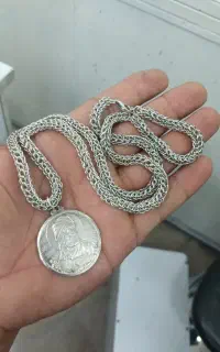 زنجیر وشمایل نقره گرمی ۳۹۰