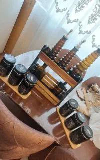ست کامل روغن ریز و پاسداری با استند