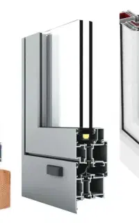 درب و پنجره دوجداره UPVC پروژه‌ای