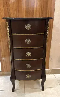 میز تلفن چوبی