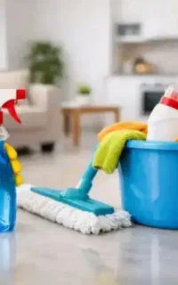 شرکت نظافتی نظافت راه پله ومنزل وبرچسب جلوی خونه