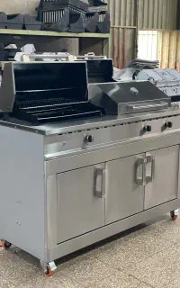 باربیکیو ذغالی و گازی ۱۶۰ تمام استیل