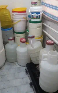 دبه و سطل پلاستیکی