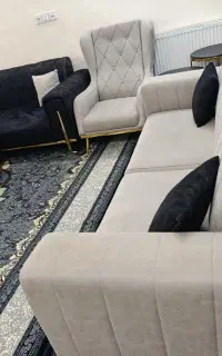 دوسرویس مبلمان هشت نفره تخت خواب شو بامیز