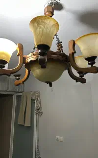 لوستر چوبی