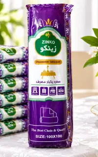 ۲۰ عدد سفره یکبار مصرف زینکو سایز ۱۰۰×۱۰۰