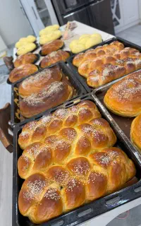 انواع نان و کیک و شیرینی خانگی