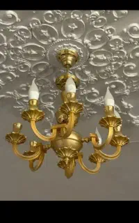۲عدد لوستر برنجی