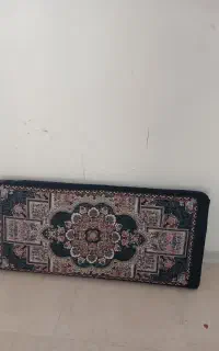 پشت دیواری طرح سنتی .رنگ سورمه ای شیش جفت