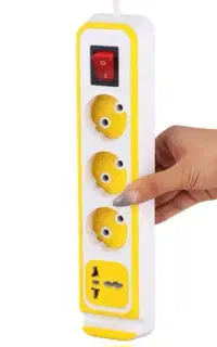 رابط برق 4 خانه دینا کابل 3/8 متری