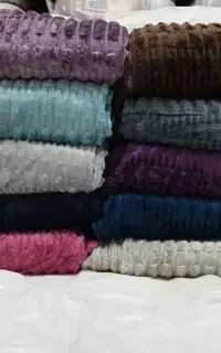 پتو مسافرتی دونفره پلیسه ای  ابعاد ۲۰۰*۲۲۰