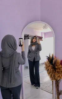 آینه قدی گنبدی ام دی اف