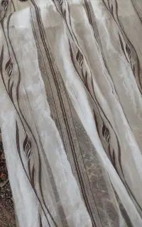 پرده تور کتان