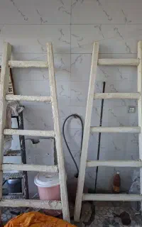 پله چوبی
