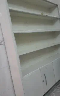 فروش ۲ عدد قفسه/کتابخانه فلزی بزرگ سالم کم استفاده