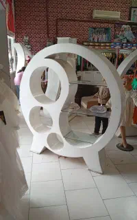دکوری شیشه ای مودل دایره