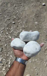 تنوع سایز در قلوه سنگ