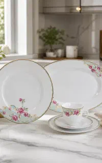 سرویس غذاخوری چینی ۱۰۵ پارچه ۱۲ نفره