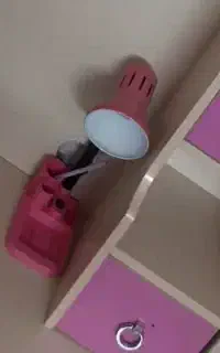 چراغ مطالعه صورتی دخترانه