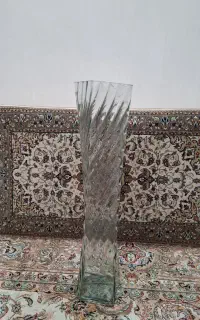 گلدون شیشه ای بامبو