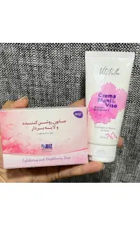 صابون لایه بردار و روشن کننده بیز و کرم ویتابلا