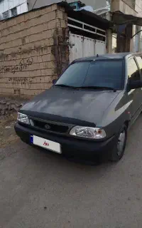 پراید 87بدون رنگ شاسی پلمپ