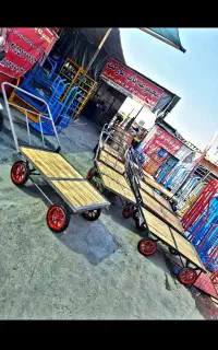 مستقیم کارخانه پاپ.گاری دستی چرخ چهار تقویت شدا