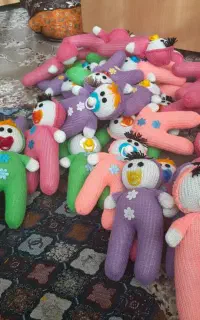 عروسک ۲۰ سانتی نی نی بافتنی اسباب بازی