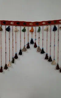آویز پرده گلیمی