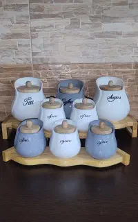ست پا سماوری و جا ادویه‌ ای