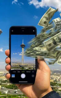از عکس و فیلم موبایل پول دلاری در بیار (مناسب همه)