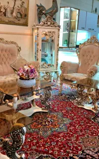 مبلمان ۷نفره سلطنتی چوب راش