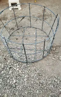گلدان میلگردی