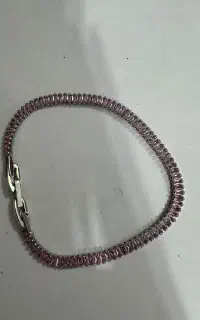 دستبند تنیسی صورتی