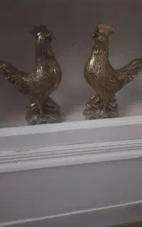یکجفت خروس برنزی