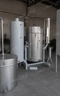 دیگ تقطیر عرقیات گیاهی ظرفیت50-1500لیتراستیل304
