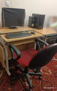 میز کامپیوتر با صندلی